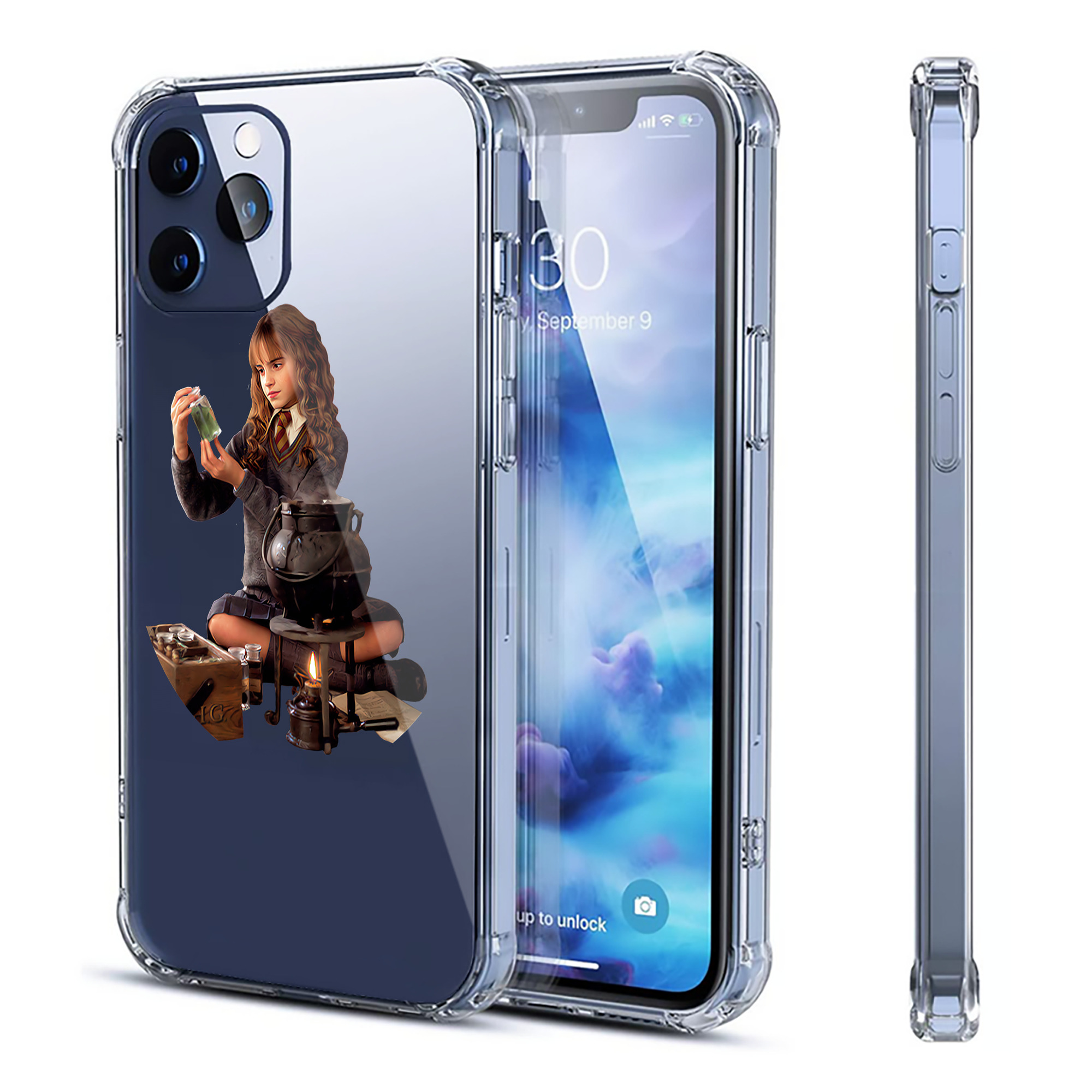 （画像用） Harry Potter ハリー・ポッターシリーズ 【iPhone 12シリーズ対応】透明スマホケース（クリアソフトケース）